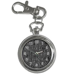 Gray Pattern Key Chain Watches by Valentinaart