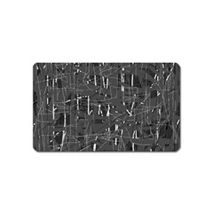 Gray Pattern Magnet (name Card)