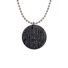 Gray Pattern Button Necklaces