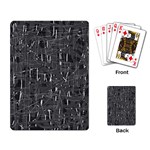 Gray pattern Playing Card Back