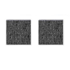 Gray Pattern Cufflinks (square)