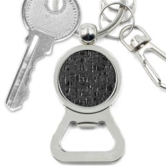 Gray Pattern Bottle Opener Key Chains