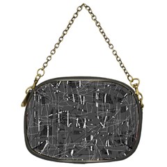 Gray Pattern Chain Purses (one Side)  by Valentinaart