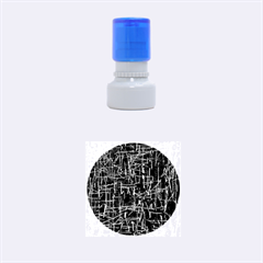 Gray Pattern Rubber Round Stamps (small)