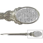 Gray pattern Letter Openers Front