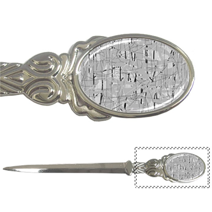 Gray pattern Letter Openers