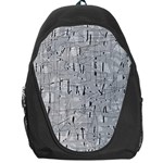 Gray pattern Backpack Bag Front