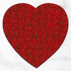 Red Pattern Jigsaw Puzzle (heart)