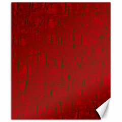 Red Pattern Canvas 20  X 24  