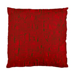 Red Pattern Standard Cushion Case (one Side)