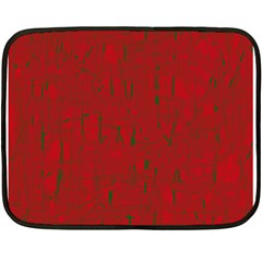 Red Pattern Fleece Blanket (mini)