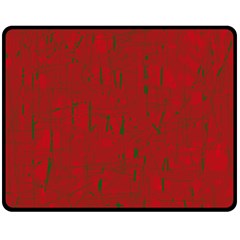 Red Pattern Fleece Blanket (medium) 