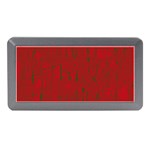 Red pattern Memory Card Reader (Mini) Front