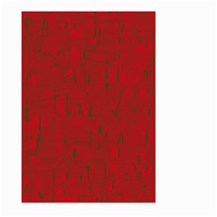 Red Pattern Large Garden Flag (two Sides)