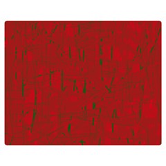 Red Pattern Double Sided Flano Blanket (medium) 