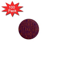 Purple Pattern 1  Mini Magnets (100 Pack) 