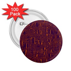 Purple Pattern 2 25  Buttons (100 Pack) 