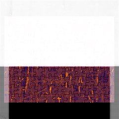 Purple Pattern Rectangular Jigsaw Puzzl