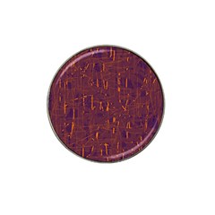 Purple Pattern Hat Clip Ball Marker (4 Pack) by Valentinaart