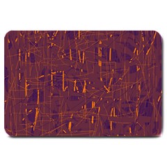 Purple Pattern Large Doormat 