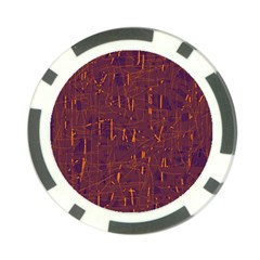 Purple Pattern Poker Chip Card Guards (10 Pack) 