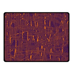 Purple Pattern Fleece Blanket (small)