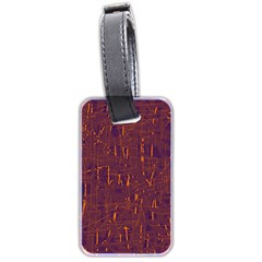 Purple Pattern Luggage Tags (two Sides)