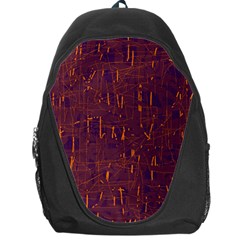 Purple Pattern Backpack Bag