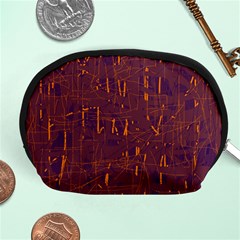 Purple Pattern Accessory Pouches (medium)  by Valentinaart