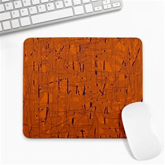 Orange Pattern Large Mousepads