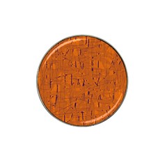 Orange Pattern Hat Clip Ball Marker