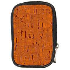 Orange Pattern Compact Camera Cases