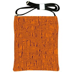 Orange Pattern Shoulder Sling Bags