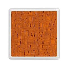 Orange Pattern Memory Card Reader (square) 