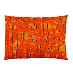 Orange Pattern Pillow Case