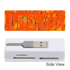 Orange Pattern Memory Card Reader (stick) 