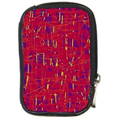 Red And Blue Pattern Compact Camera Cases