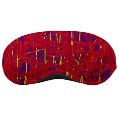 Red And Blue Pattern Sleeping Masks