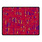 Red and blue pattern Fleece Blanket (Small) 50 x40  Blanket Front