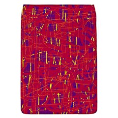 Red And Blue Pattern Flap Covers (l)  by Valentinaart