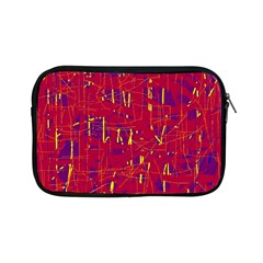 Red And Blue Pattern Apple Ipad Mini Zipper Cases by Valentinaart