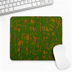 Green Pattern Large Mousepads