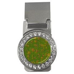 Green Pattern Money Clips (cz) 