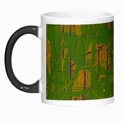 Green Pattern Morph Mugs by Valentinaart