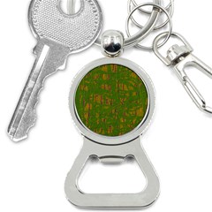 Green Pattern Bottle Opener Key Chains