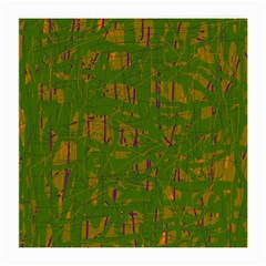 Green Pattern Medium Glasses Cloth (2-side)