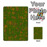 Green pattern Multi-purpose Cards (Rectangle)  Front 1