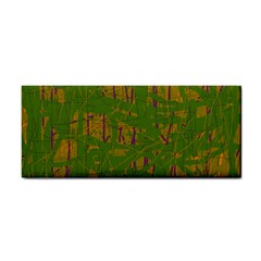 Green Pattern Hand Towel