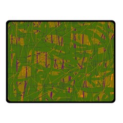 Green Pattern Fleece Blanket (small)