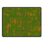 Green pattern Fleece Blanket (Small) 50 x40  Blanket Front